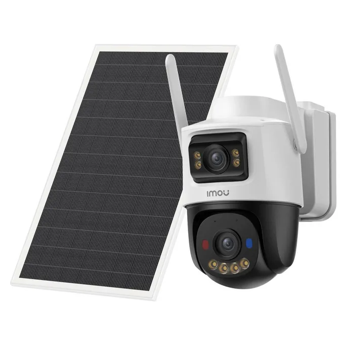 Imou AOV Dual Kit 5MP 4G & WLAN-Überwachungskamera mit Doppelobjektiv, Solarpanel und SD-Karte