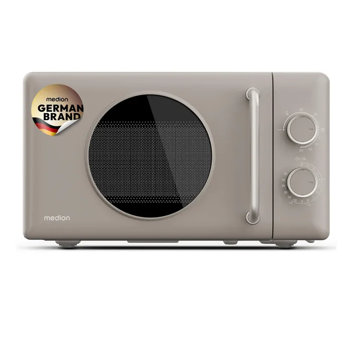 Medion MD100119 Retro Mikrowelle Mocca 800W 20L