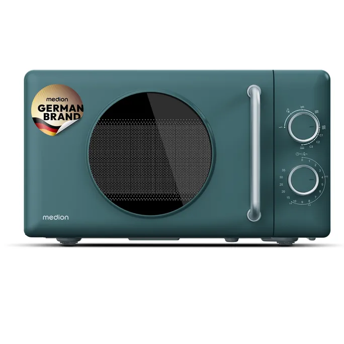 Medion MD100119 Retro Mikrowelle petrol 800W 20L