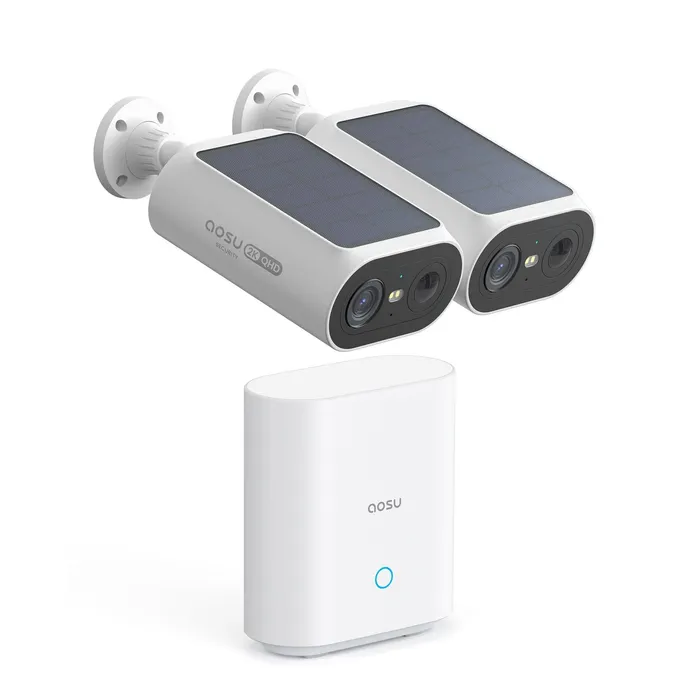 AOSU Smart Security SolarCam P1 SE System 2-Cam Kit