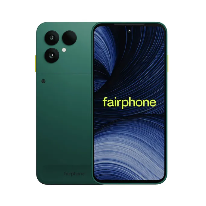 Das Fairphone (Gen.6+) Dual-SIM 12GB/256GB Forest Grün Android 16 Smartphone