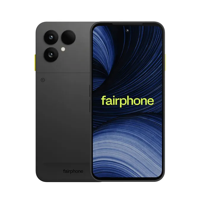 Das Fairphone (Gen.6+) Dual-SIM 12GB/256GB Horizon Schwarz Android 16 Smartphone