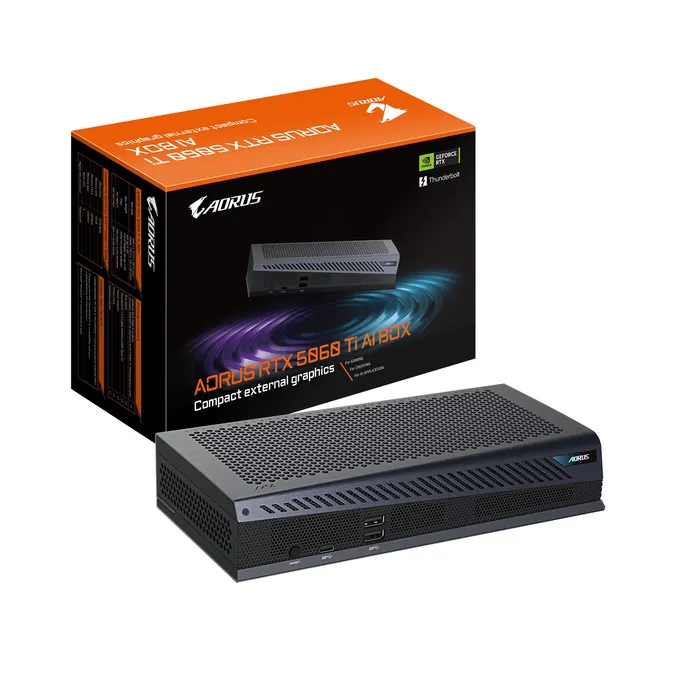 GIGABYTE GeForce RTX 5060 Ti AORUS AI BOX 16GD Externe Grafikkarte HDMI/DP/TB5