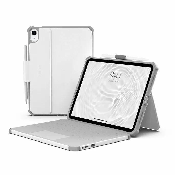 UAG Urban Armor Gear Healthcare Rugged USB-C Keyboard Case mit Trackpad Apple iPad 11“ (2025) / iPad 10,9“ (2022) / iP