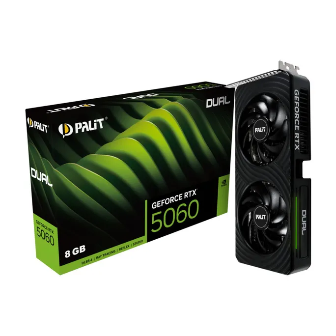 PALIT GeForce RTX 5060 Dual 8GB Grafikkarte HDMI/DP
