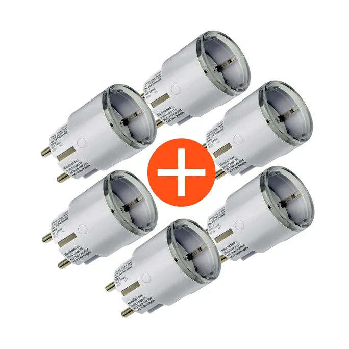 Shelly Plug S Gen3 Spaarbundle 6x Smarter Zwischenstecker 12A Messfunktion WLAN Matter BT weiß