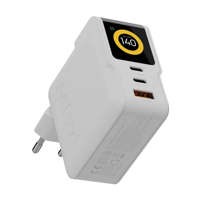 Xtorm NextGen GaN3 Ultra Wand-Ladegerät 140W PD 2x USB-C 1x USB-A weiß