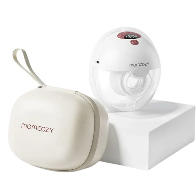 Momcozy M5 Smart Milchpumpe, Single mit Akku grau