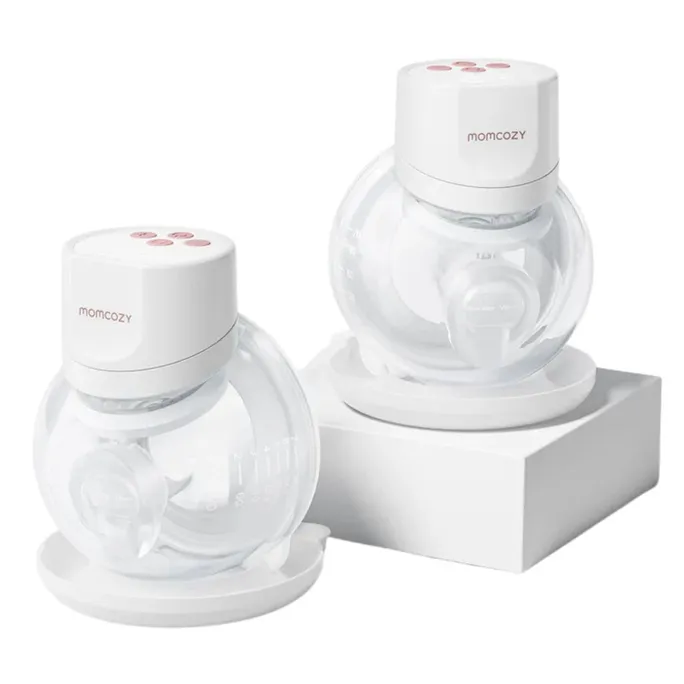 Momcozy S12 Pro+ Milchpumpe, Doppel, mit Akku, weiß