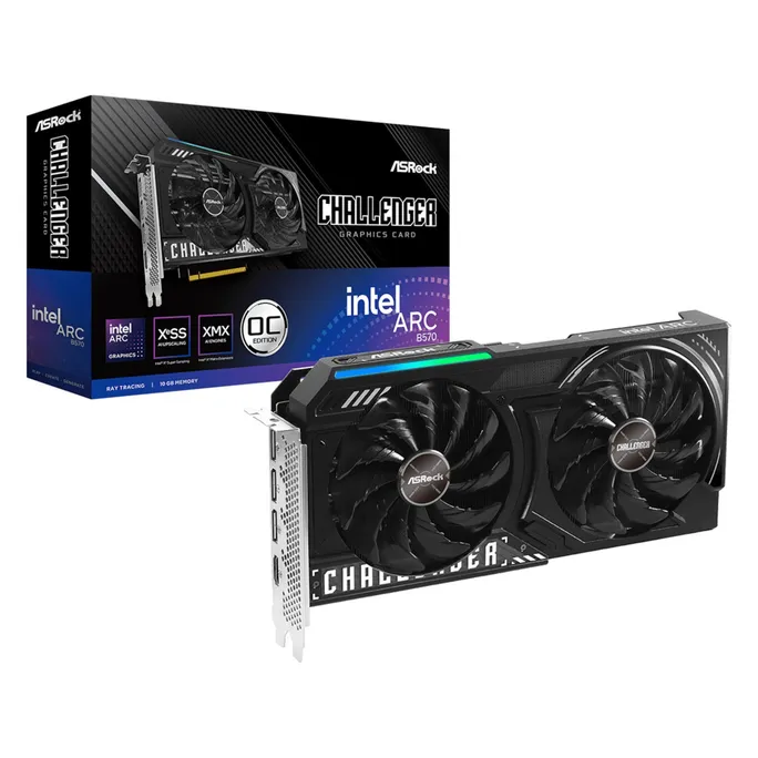 ASROCK Challenger Intel Arc B570 OC Grafikkarte 10 GB
