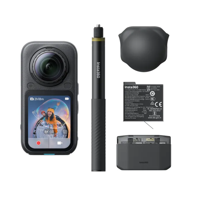 Insta360 X6 Essential Bundle Midnight Black