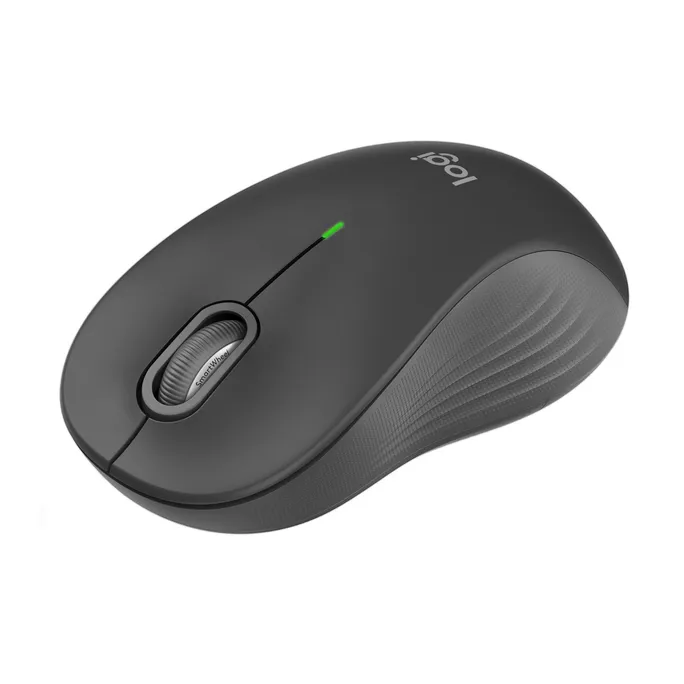 Logitech Signature M550 L Kabellose Maus in Grafit – Ergonomische Bluetooth-Maus mit SmartWheel und SilentTouch