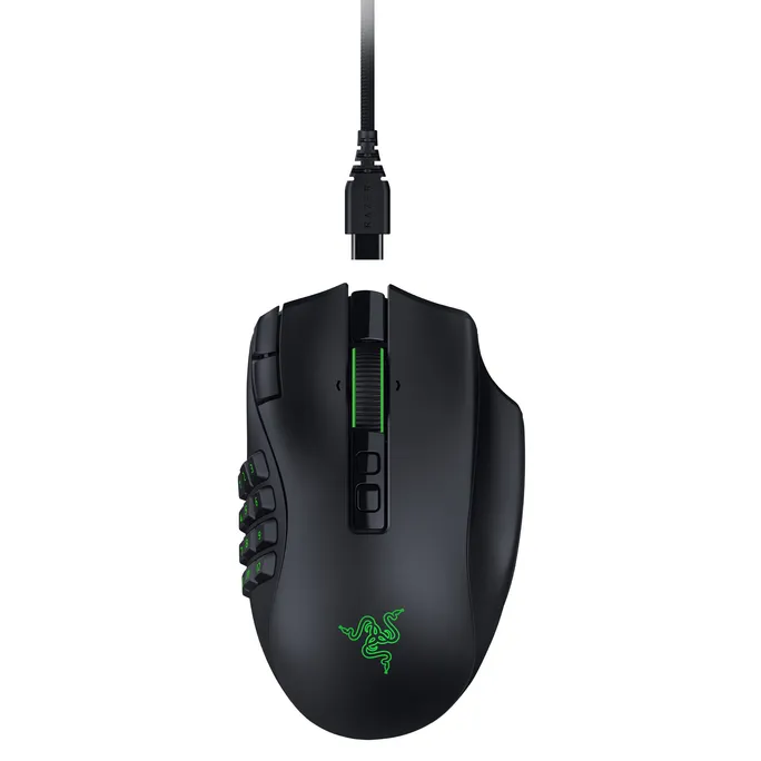 Razer Naga V3 Pro kabellose MMO-Gaming-Maus mit 3 Seitenteilen, 23 programmierbaren Tasten & 50K Sensor