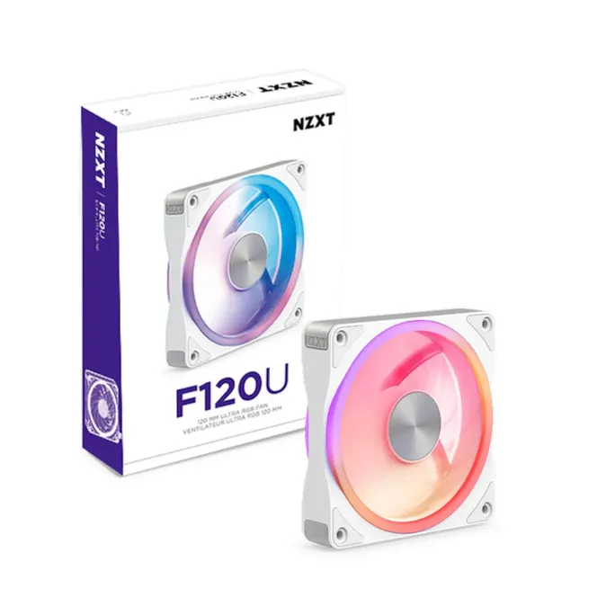 NZXT F120U Ultra RGB Gehäuselüfter 120mm Weiß