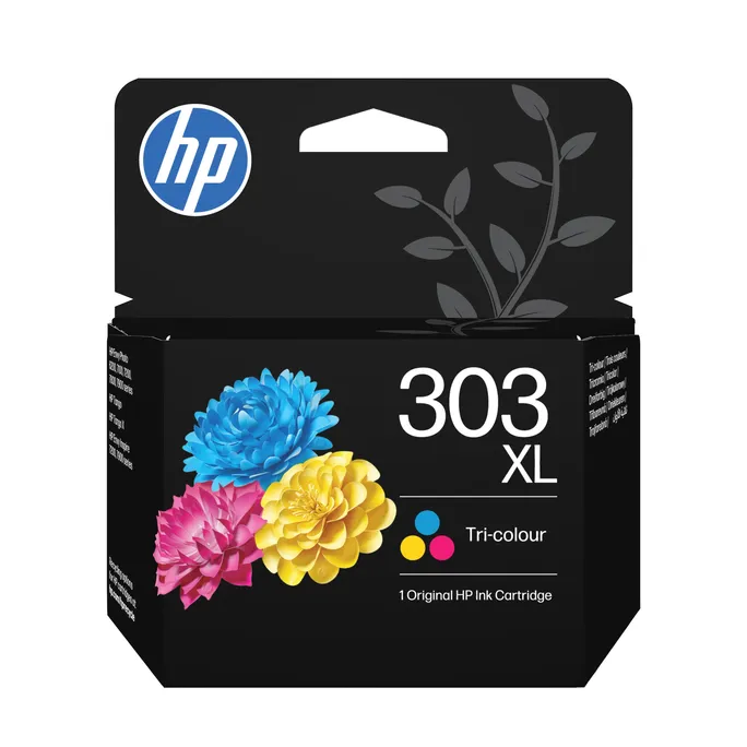 HP Original 303XL Druckerpatrone TriColour (T6N03AE#LS1) für ca. 415 Seiten Instant Ink