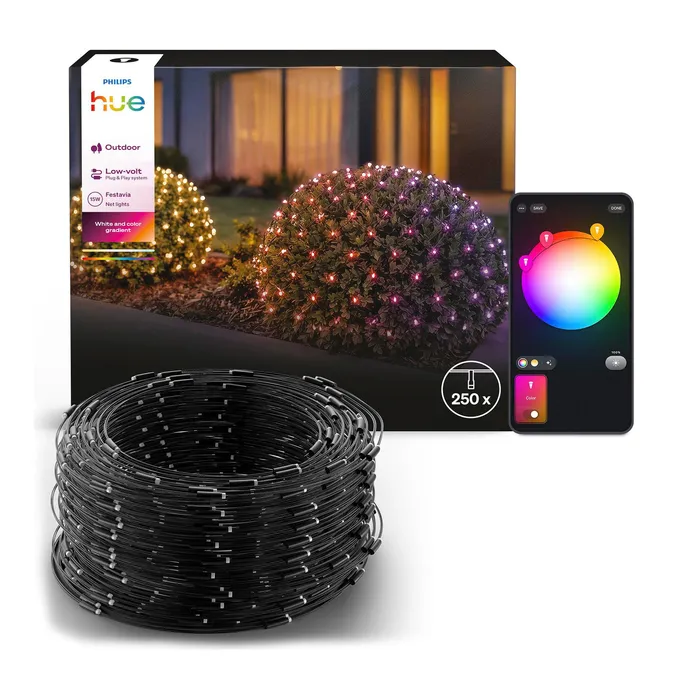 Philips Hue Festavia Lichternetz White & Color Ambiance 3,45 x 1m