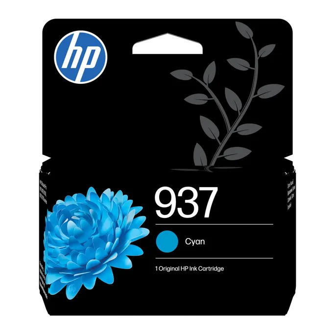 HP Original 937 Druckerpatrone Cyan  (4S6W2NE#LS1) für ca. 800 Seiten Instant Ink