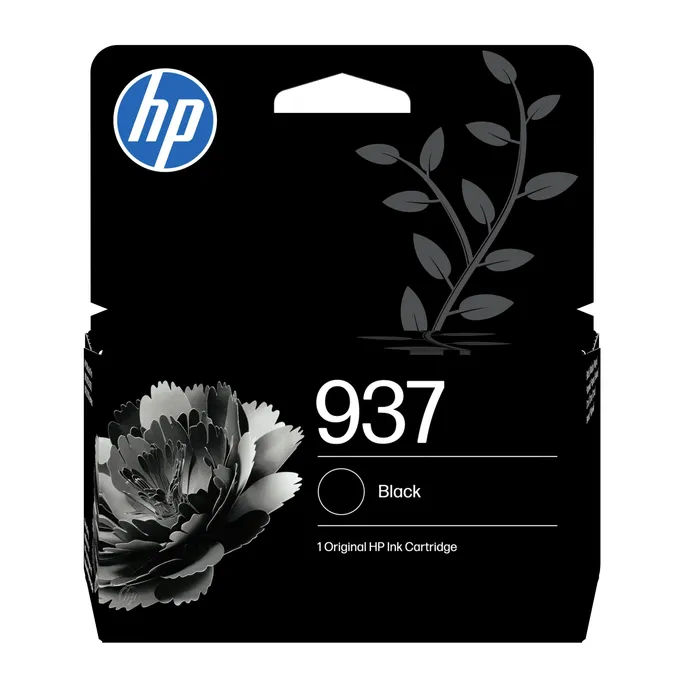 HP Original 937 Druckerpatrone Schwarz (4S6W5NE#LS1) für ca. 1250 Seiten Instant Ink