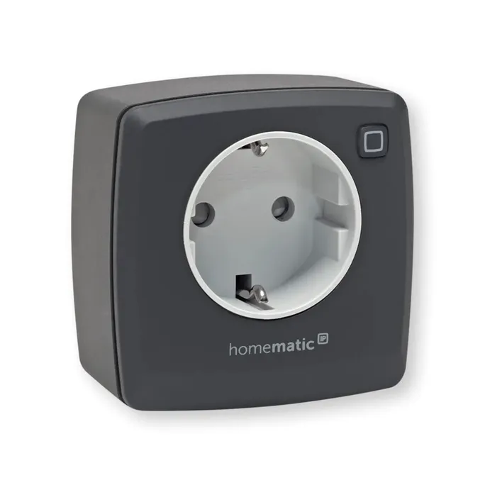 Homematic IP Dimmer-Steckdose – Phasenabschnitt anthrazit HmIP-PDT-A