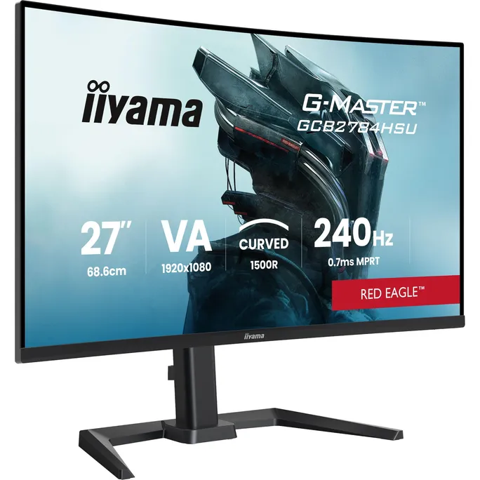 iiyama G-MASTER GCB2784HSU-B1 Red Eagle 27 Zoll Full HD VA Panel 16:9 240 Hz Curved Monitor