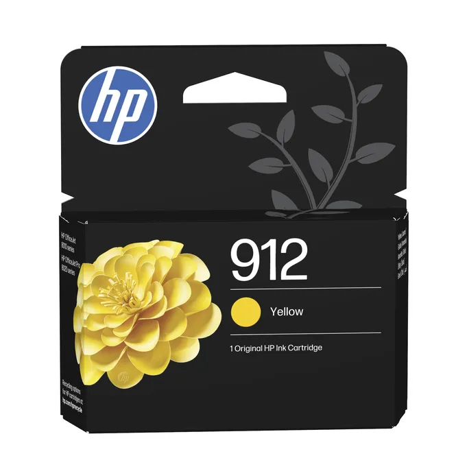 HP Original 912 Druckerpatrone Gelb (3YL79AE#LS1) für ca. 315 Seiten Instant Ink