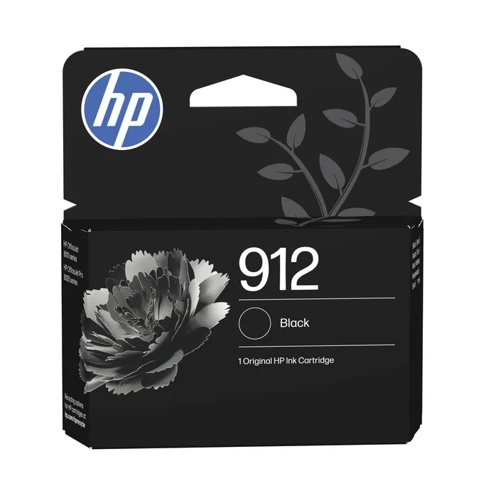 HP Original 912 Druckerpatrone Schwarz (3YL80AE#LS1) für ca. 250 Seiten Instant Ink