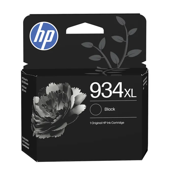 HP Original 934XL Druckerpatrone Schwarz (C2P23AE#LS1) für ca. 1000 Seiten Instant Ink
