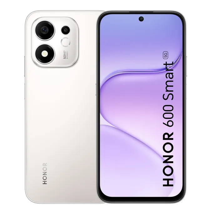 HONOR 600 Smart 5G Meteor Silver 4GB/128GB Android 16.0 Smartphone