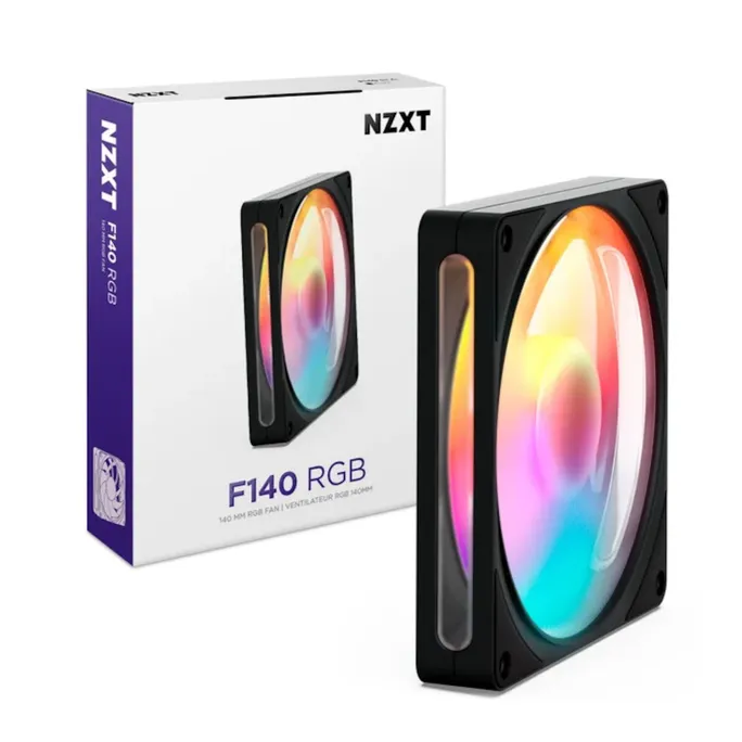NZXT F140 RGB Gehäuselüfter 140mm Schwarz