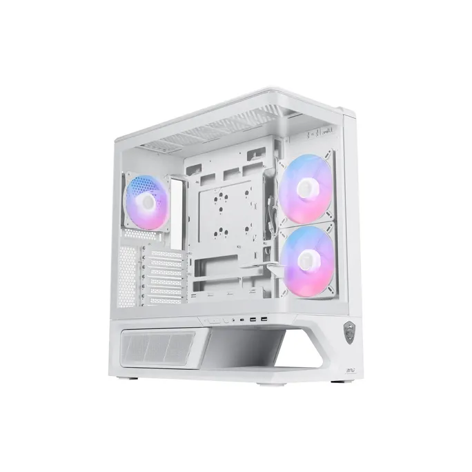 MSI MAG VIXTA 300R PZ Midi Tower Gaming Gehäuse, Seitenfenster, Weiß