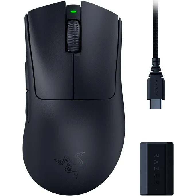 Razer DeathAdder V3 Pro Gaming Maus kabellos | Ultra-Leicht 63g | Focus Pro 30K Sensor | HyperSpeed Wireless