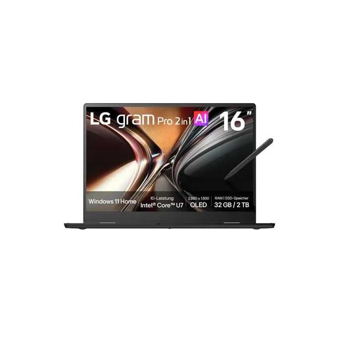LG gram Pro 16 2in1 Touch Core Ultra 7 255H 32GB/2TB SSD Win11 16T95TP-K.AD8BGN