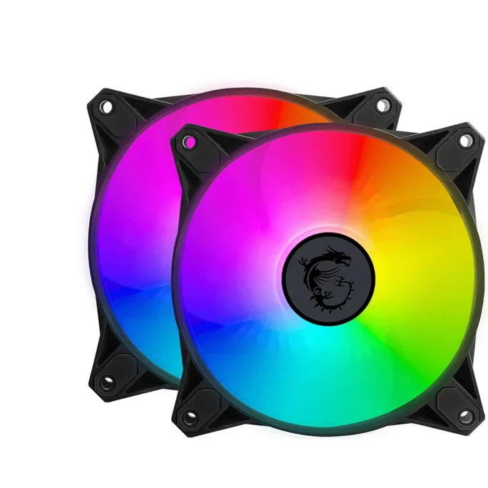 MSI MPG F120 ARGB 120mm Lüfter schwarz 2er Pack