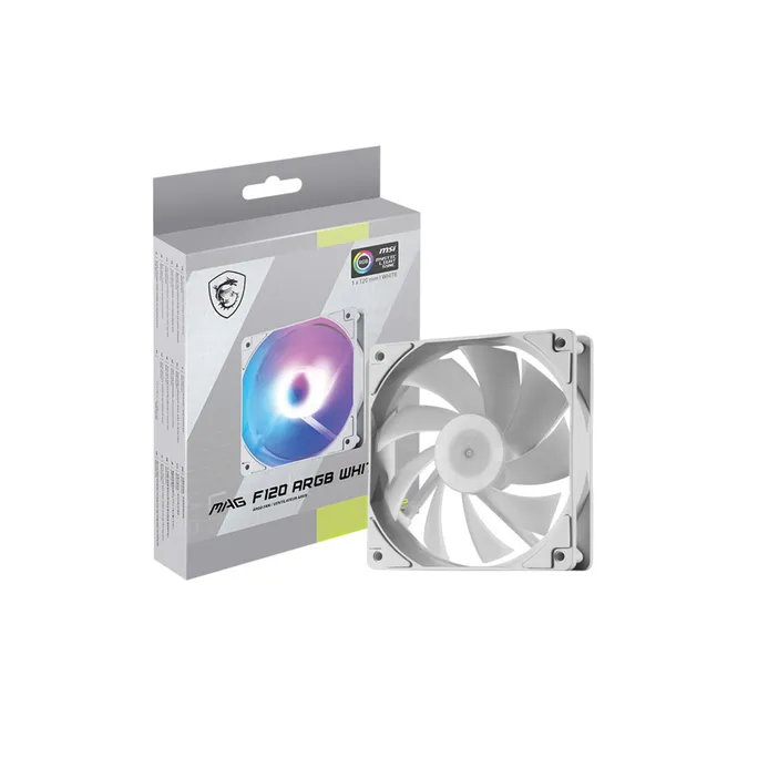 MSI MAG F120 ARGB 120mm Lüfter weiß