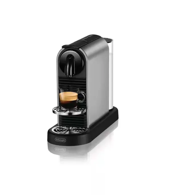 Nespresso Kaffeekapselmaschine DeLonghi Citiz EN220.T Titanium