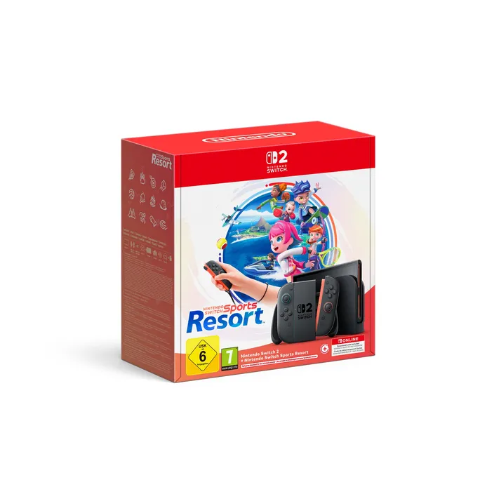 Nintendo Switch 2 + Nintendo Switch Sports Resort + 3 Monate Nintendo Switch Online
