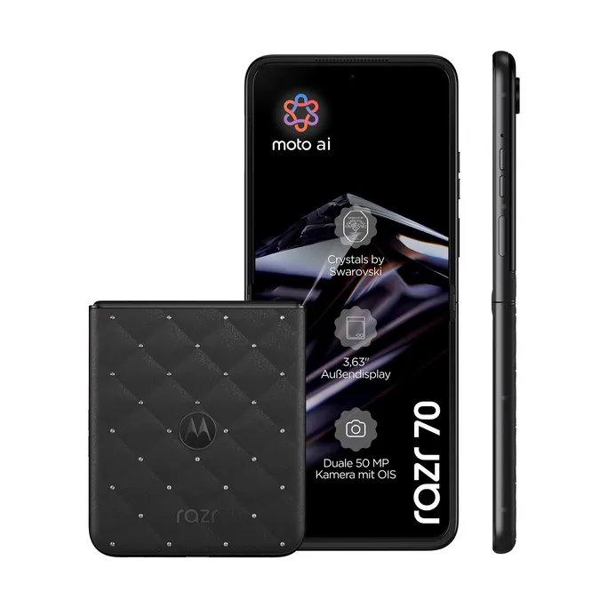 Motorola razr 70 8/256 GB Android 16 Smartphone Black Swarovski Edition