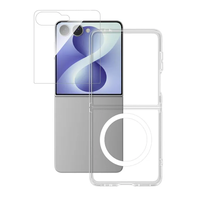 4smarts 360° Protection Set für Samsung Galaxy Z Flip8 Qi2 ready