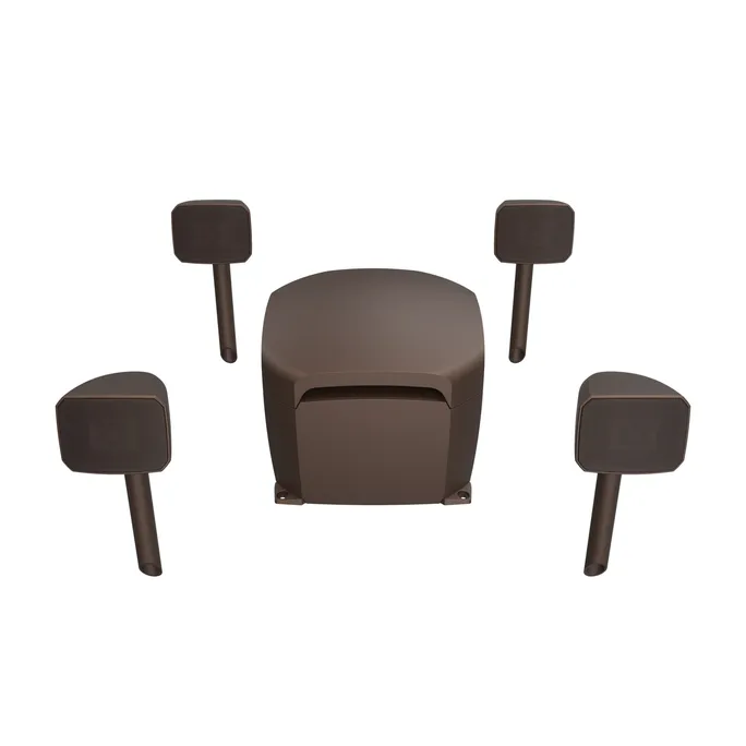Klipsch Courtyard 4.1 Landscape Speaker System Set braun