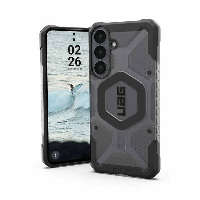 UAG Urban Armor Gear Pathfinder Case mit Magnet-Modul für Samsung Galaxy S26 FE ash grau