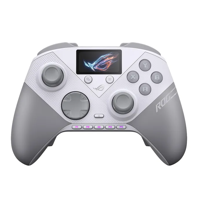 ASUS ROG Raikiri II Pro PC Controller Weiß – Premium Gaming-Controller mit 8K-Abtastrate und Hot-Swap-TMR-Joysticks