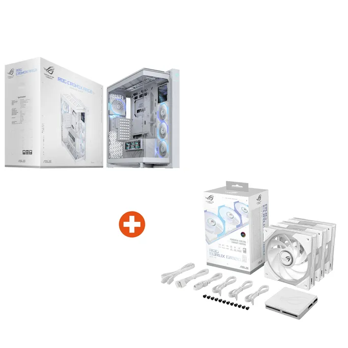 ASUS ROG Cronox Bundle White (ROG Cronox GR801 + ROG EURUX GR120 REVERSE WHITE 3IN1)