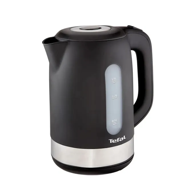 Tefal KO 3308 Wasserkocher 1,7 Liter Schwarz / Edelstahl