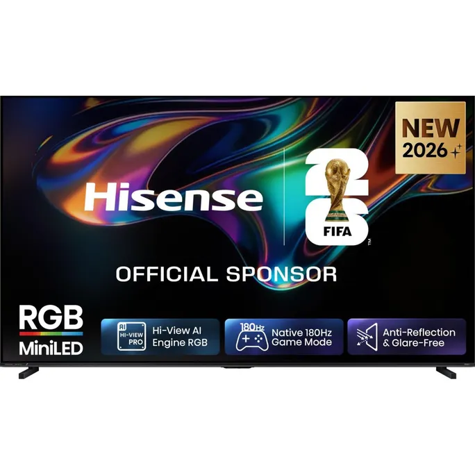 Hisense 100UR8DS 254cm 100" 4K UHD RGB MiniLED Smart TV 4K 180 Hz