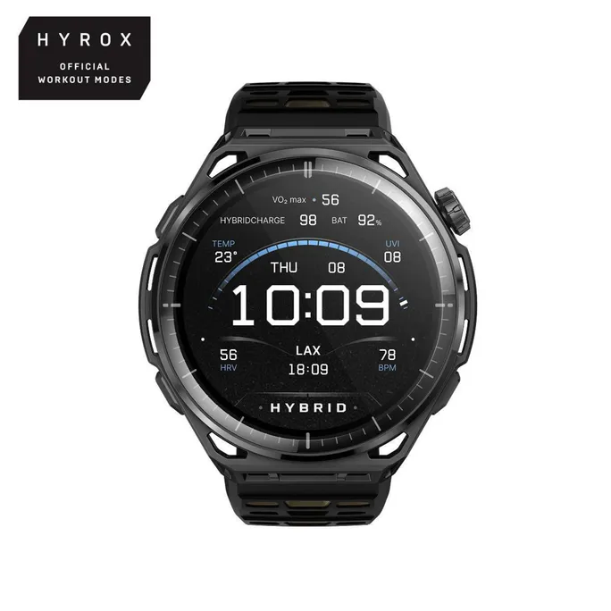 Amazfit Balance 3 51 mm Smartwatch Titanium Black mit AMOLED, Saphirglas, Dual-Band-GPS, 10 ATM, Golf- und HYROX-Modus