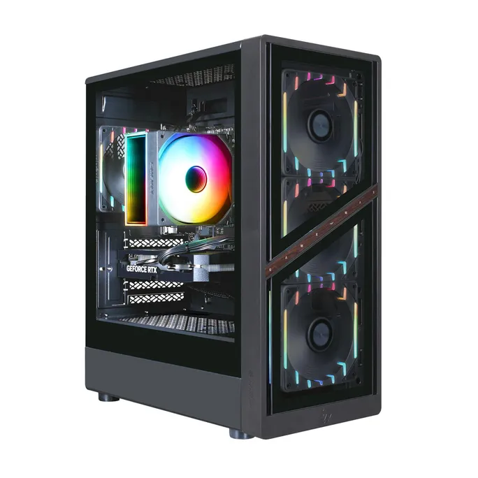 Hyrican Gamemax AERIS GB (8131) Gaming PC Ryzen 7 5700X 32GB/1TB SSD RTX 5060Ti Win11