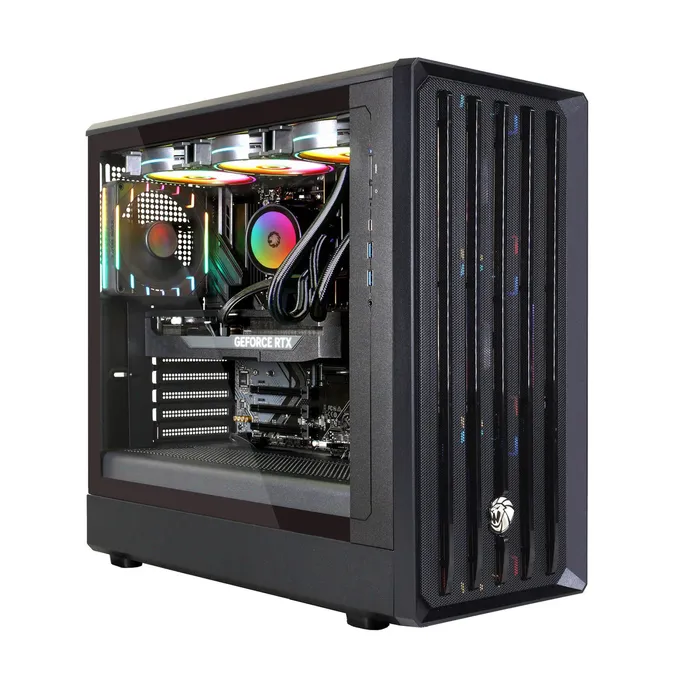 Hyrican Gamemax Claw BK (8099) Gaming PC Ryzen 5 9600X Wasserkühlung 32GB/1TB SSD RTX 5070 Ti Win11