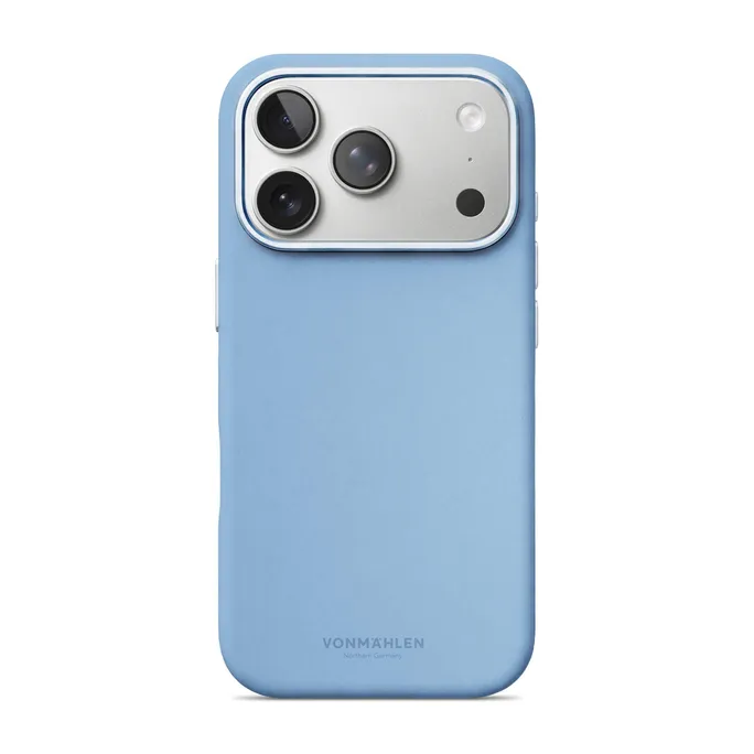 Vonmählen Soft Silicone Case 2 für iPhone 18 Pro Light Blue