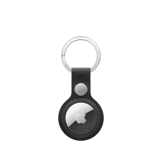 Apple AirTag Feingewebe Schlüsselanhänger - Schwarz