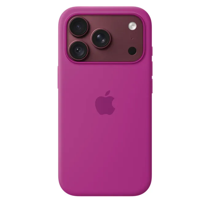 Apple Original iPhone 18 Pro Silikon-Case mit MagSafe - Magenta